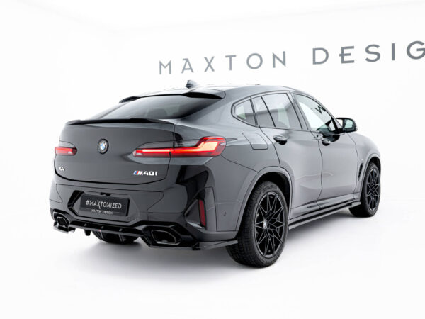Alternative view of Maxton Design Gloss Black Rear Diffuser For BMW X4 G02 M Sport LCI