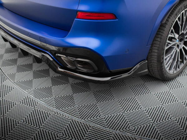 Pol po rear splitter with vertical bars v 2 bmw x5 m pack g05 facelift 19468 3