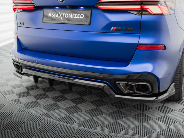 Pol po rear splitter with vertical bars v 2 bmw x5 m pack g05 facelift 19468 4