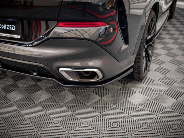 Alternative view of Maxton Design Gloss Black Rear Diffuser V.2 For BMW X6 G06 M Sport