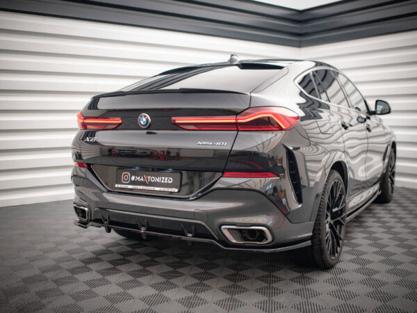 Pol po rear splitter with vertical bars v 2 bmw x6 m pack g06 16543 4