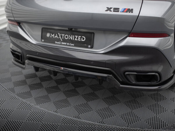 Pol po rear splitter with vertical bars v 2 bmw x6 m pack g06 facelift 19680 4