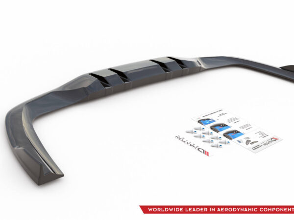 Pol po rear splitter with vertical bars v 2 mercedes a 35 amg sedan v177 14355 2