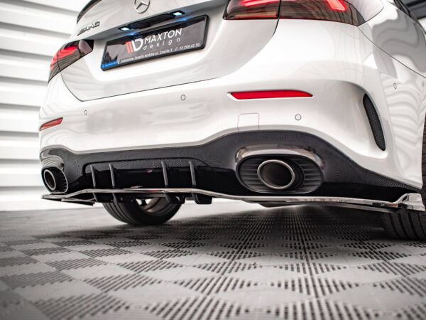 Pol po rear splitter with vertical bars v 2 mercedes a 35 amg sedan v177 14355 5