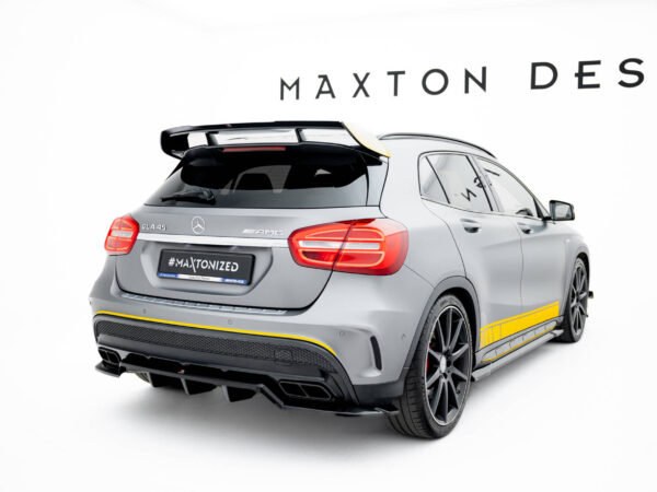 Alternative view of Maxton Design Gloss Black Rear Diffuser V.2 For Mercedes-Benz AMG GLA45 X156