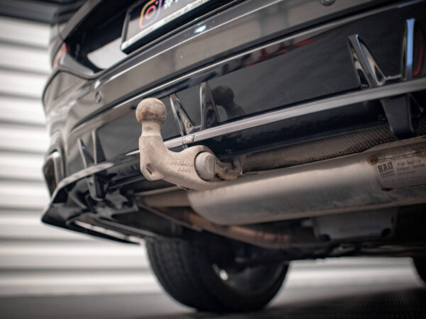 Alternative view of Maxton Design Gloss Black Rear Diffuser V.3 For BMW X6 G06 M Sport