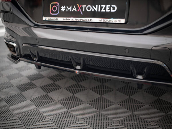 Pol po rear splitter with vertical bars v 3 bmw x6 m pack g06 16547 6