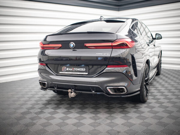 Pol po rear splitter with vertical bars v 3 bmw x6 m pack g06 16547 8