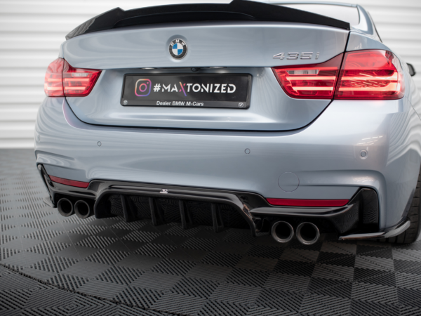 Pol po rear valance bmw 4 coupe gran coupe cabrio m pack f32 f36 f33 version with dual exhausts on both sides 20835 3