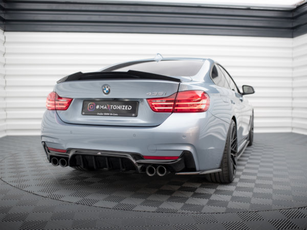 Pol po rear valance bmw 4 coupe gran coupe cabrio m pack f32 f36 f33 version with dual exhausts on both sides 20835 6
