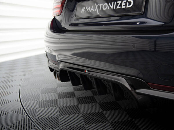 Pol po rear valance bmw 4 coupe gran coupe cabrio m pack f32 f36 f33 version with exhaust on one side 20553 3