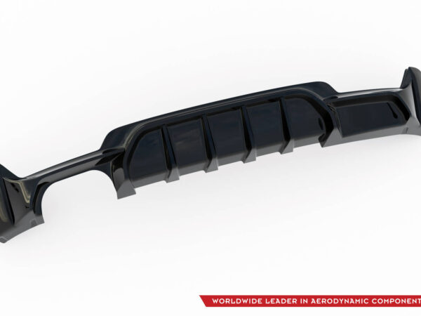 Pol po rear valance bmw 4 coupe gran coupe cabrio m pack f32 f36 f33 version with exhaust on one side 20553 6