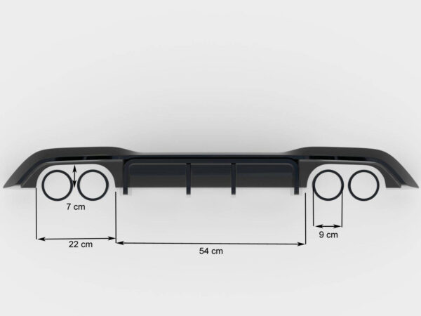 Pol po rear valance bmw m2 f87 13210 7