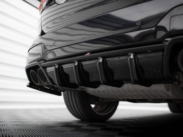 Alternative view of Maxton Design Gloss Black Rear Diffuser For BMW X3M F97 LCI