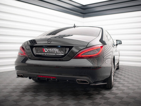 Alternative view of Maxton Design Gloss Black Rear Diffuser For Mercedes-Benz C218
