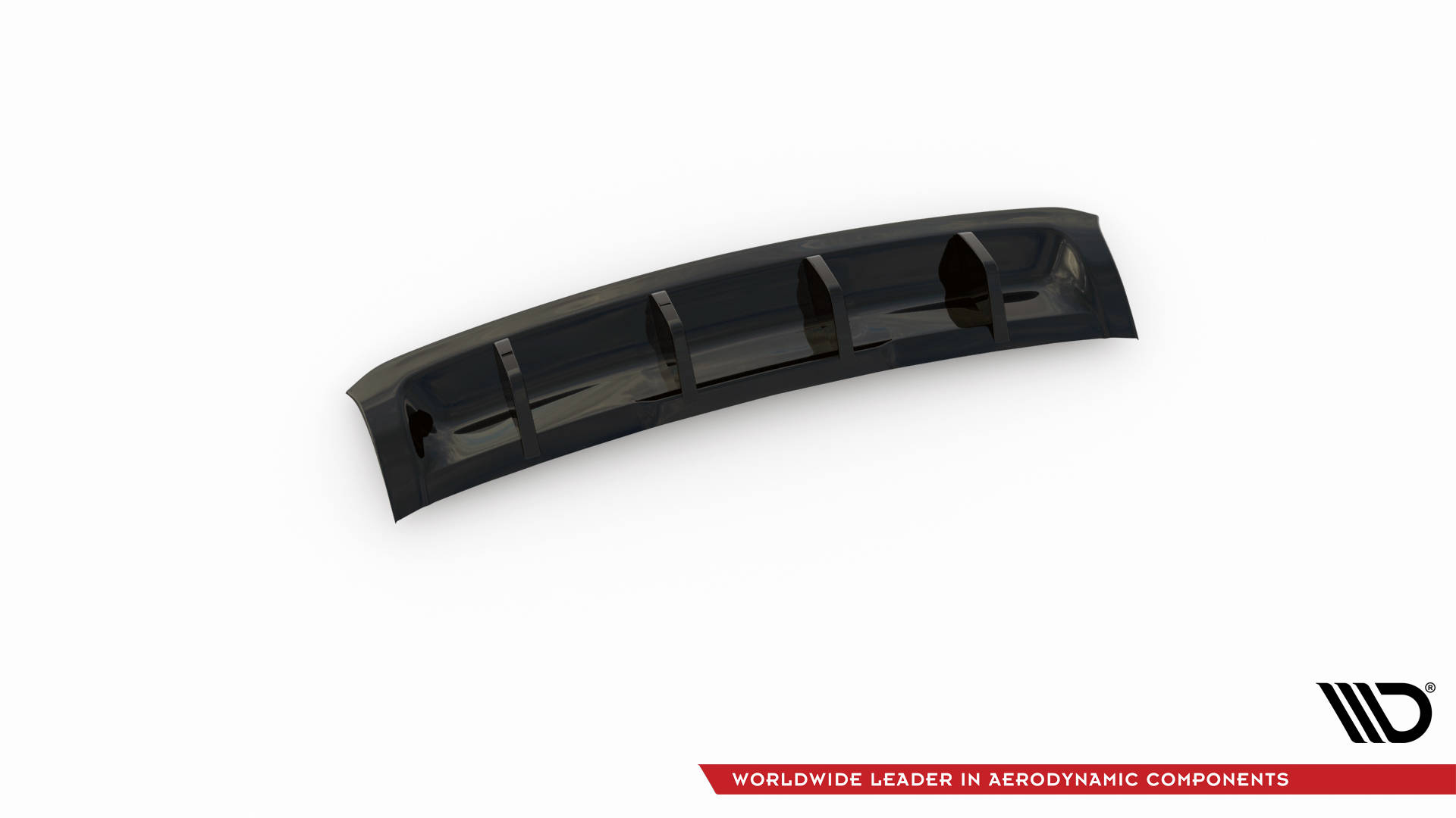 Maxton design gloss black rear diffuser for porsche cayenne 92a mk2 - image 7