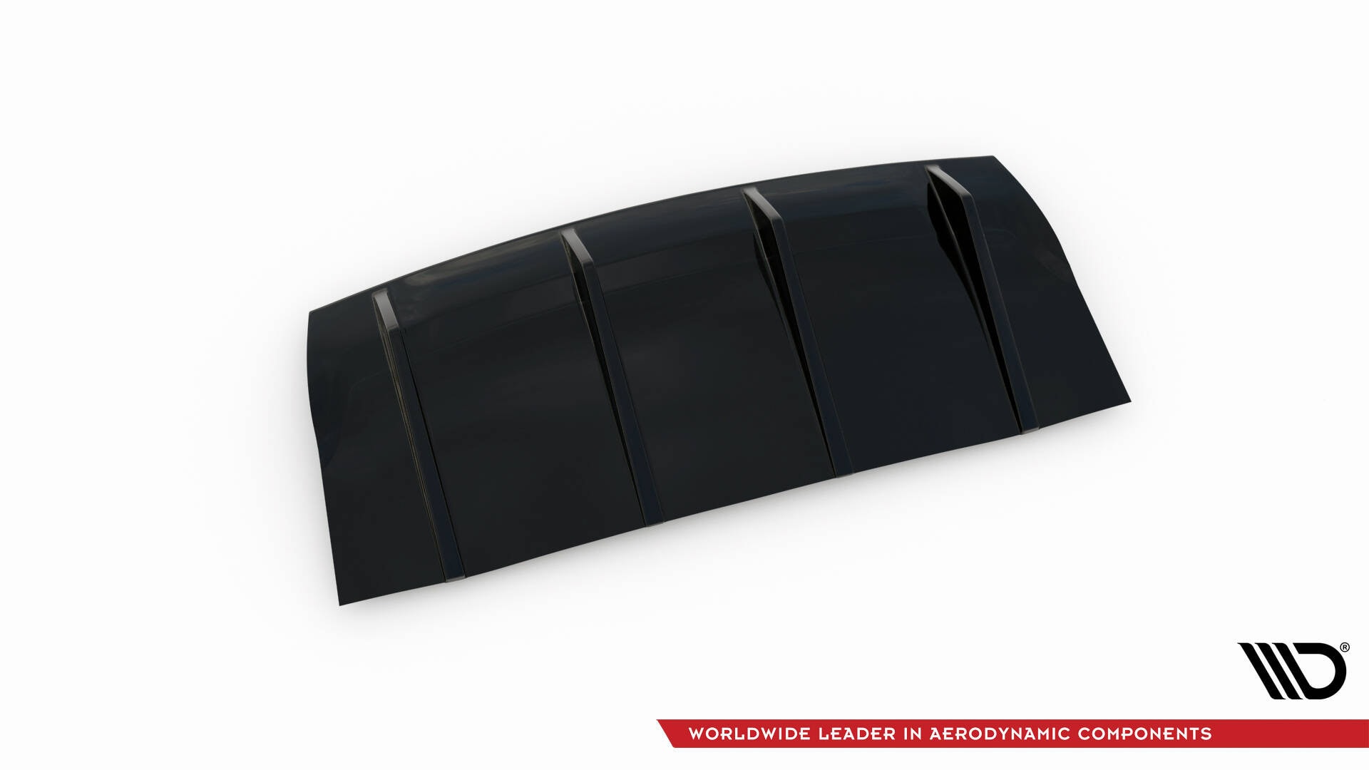 Maxton design gloss black rear diffuser for porsche panamera 971 gts - image 5