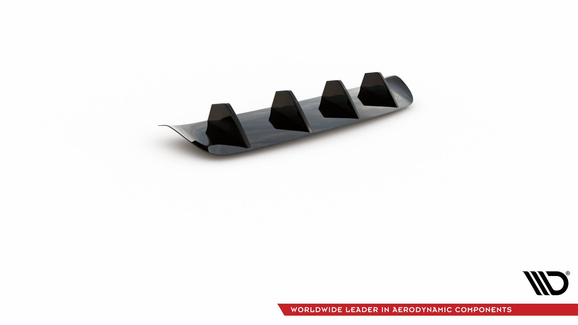 Maxton design gloss black rear diffuser for porsche panamera 970 - image 7