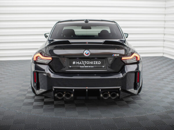Alternative view of Maxton Design Gloss Black Rear Diffuser V.1 For BMW M2 G87