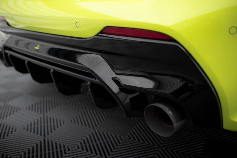 Maxton design gloss black rear diffuser v. 1 for bmw f40 m sport m135i - image 5