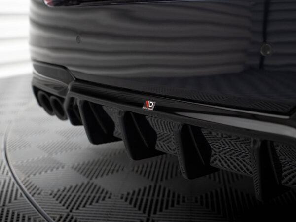 Pol po rear valance v 2 bmw 5 m pack f10 f11 version with double exhaust on one side 20782 3