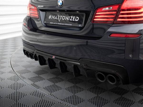 Pol po rear valance v 2 bmw 5 m pack f10 f11 version with two double exhausts 20781 4
