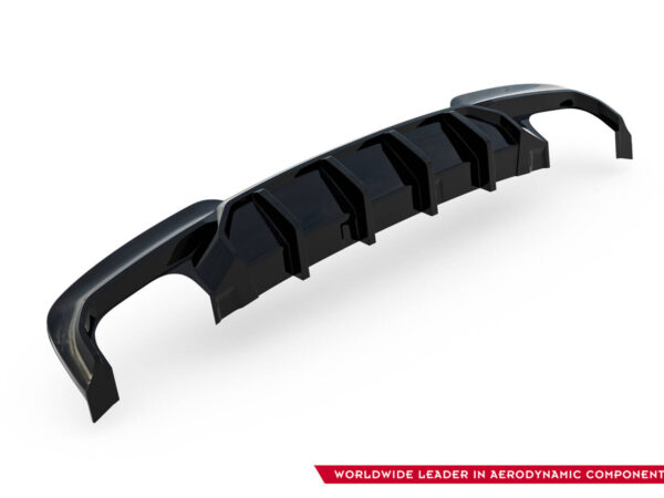Pol po rear valance v 2 bmw 5 m pack f10 f11 version with two double exhausts 20781 6