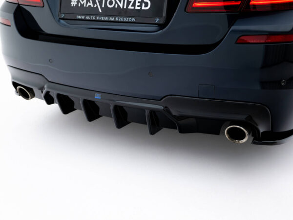 Pol po rear valance v 2 bmw 5 m pack f10 f11 version with two single exhausts 19612 5