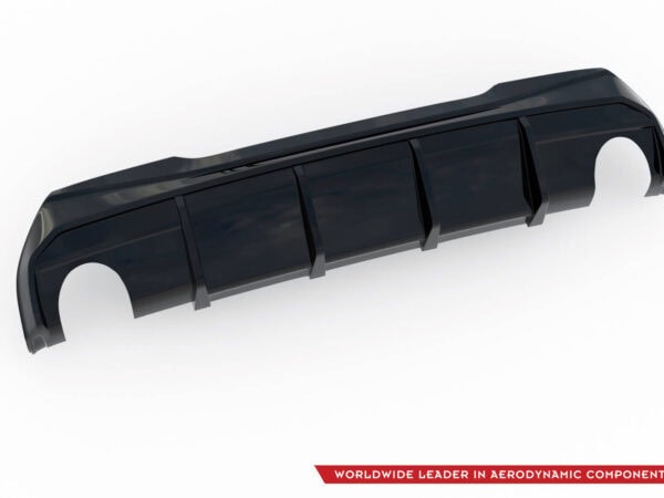 Pol po rear valance v 3 bmw 1 f40 m pack m135i version with single exhausts on two sides 19994 13