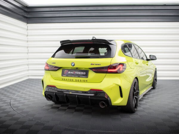 Pol po rear valance v 3 bmw 1 f40 m pack m135i version with single exhausts on two sides 19994 3
