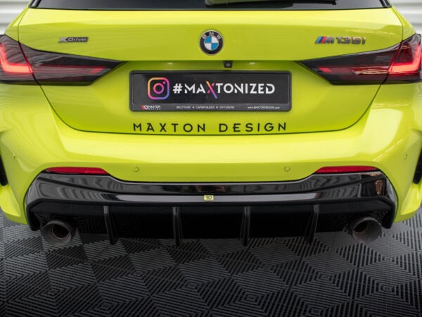 Pol po rear valance v 3 bmw 1 f40 m pack m135i version with single exhausts on two sides 19994 5