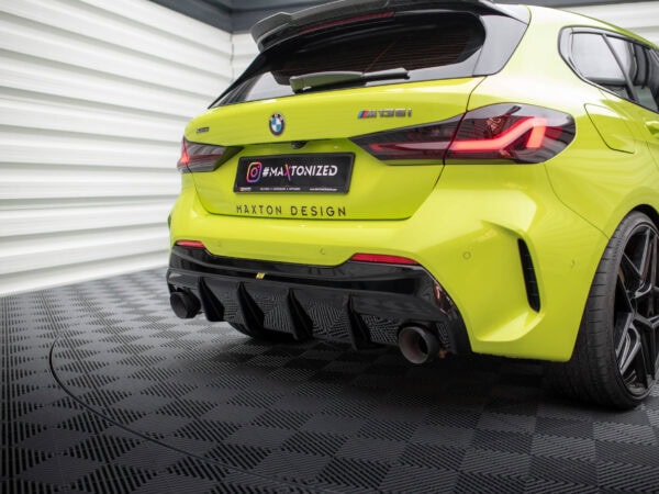 Pol po rear valance v 3 bmw 1 f40 m pack m135i version with single exhausts on two sides 19994 9