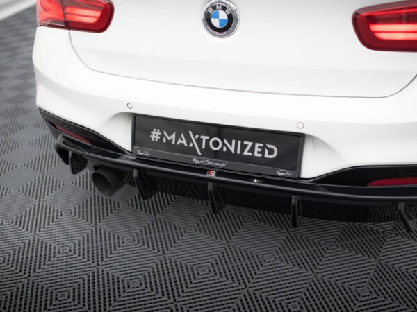 Pol po rear valance v 3 bmw 1 m pack f20 facelift version with single exhaust on one side 20783 4