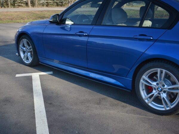 Alternative view of Maxton Design Gloss Black Side Skirts For BMW 3 Series M Sport F30 F31