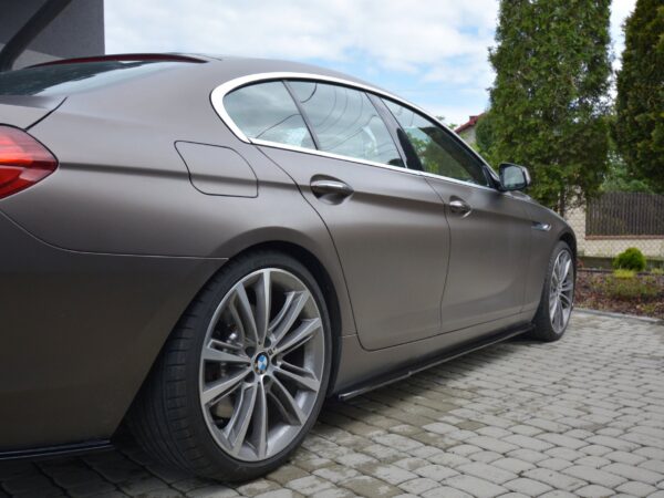 Alternative view of Maxton Design Gloss Black Side Skirts For BMW 6 Series Gran Coupe F06