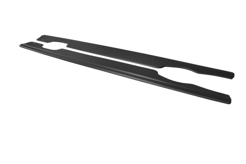Maxton design gloss black side skirts for bmw m3 e46