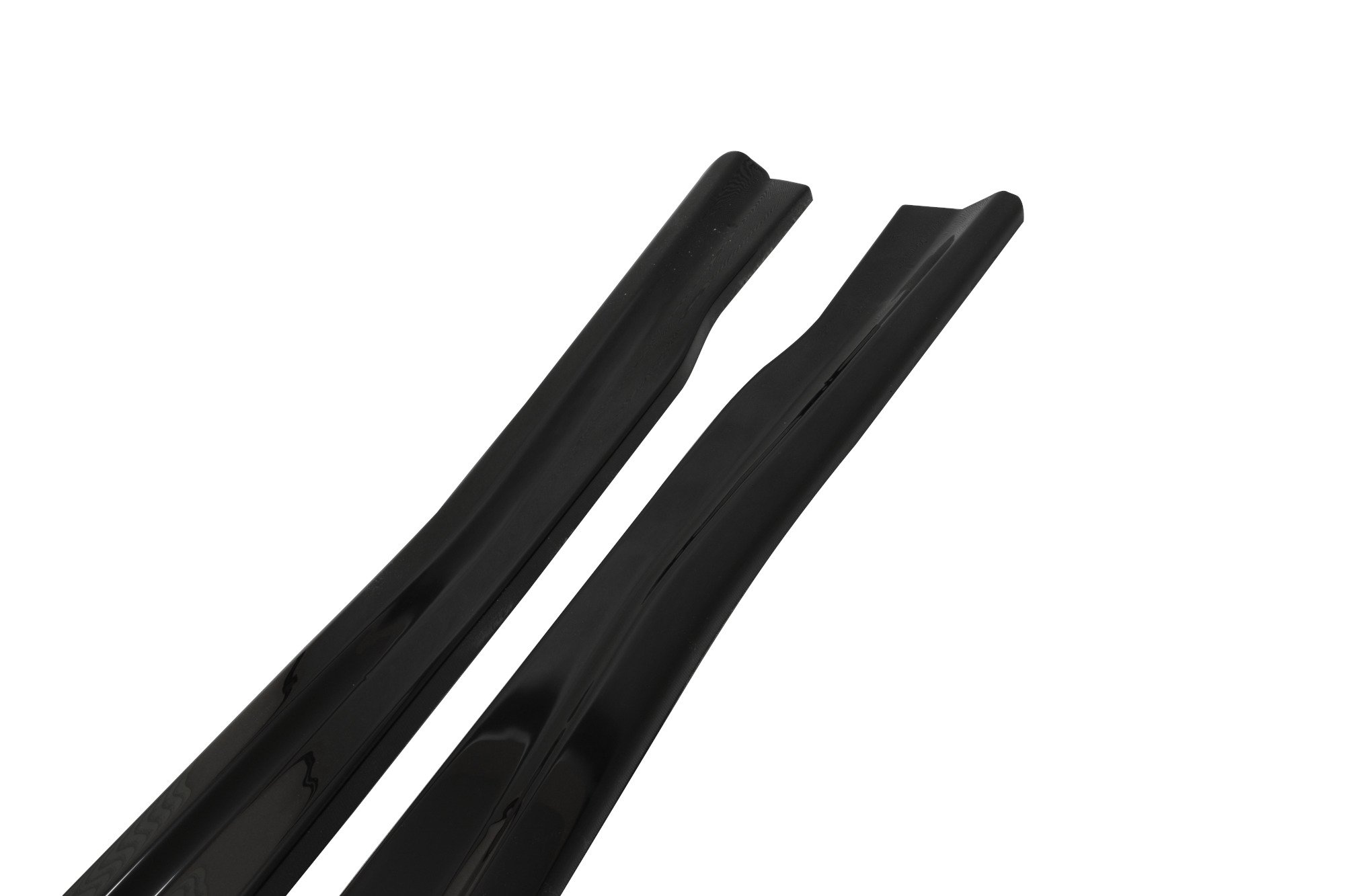 Maxton design gloss black side skirts for mercedes-benz amg e63 w212 - image 4