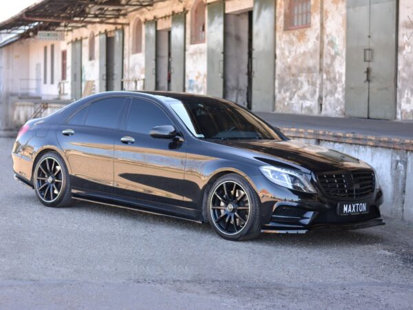 Alternative view of Maxton Design Gloss Black Side Skirts For Mercedes-Benz AMG W222