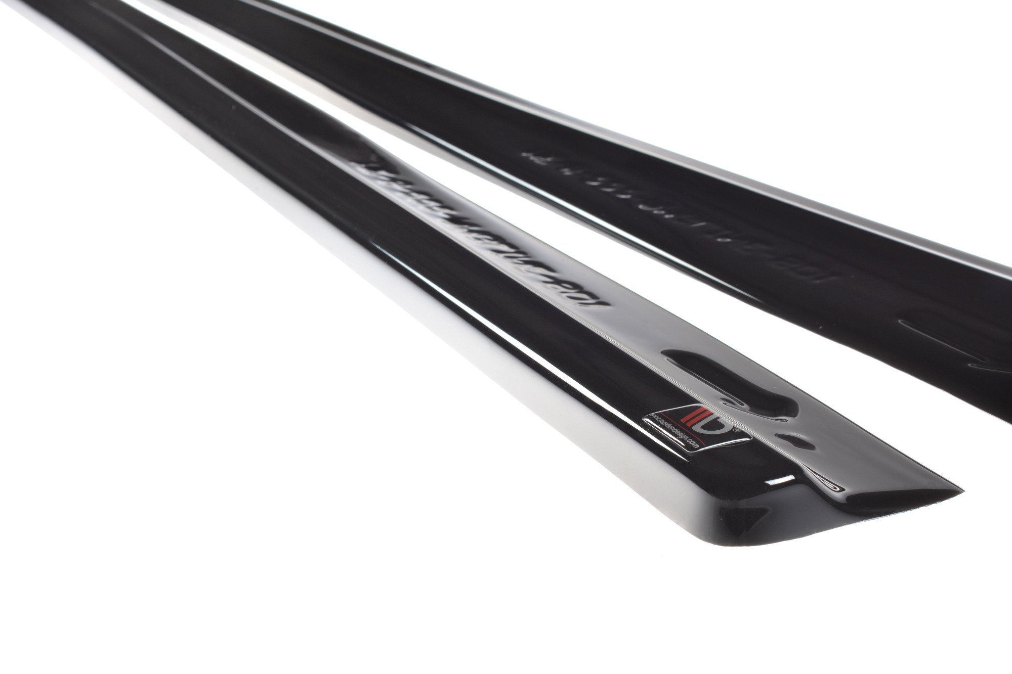 Maxton design gloss black side skirts for mercedes-benz amg w222 - image 5