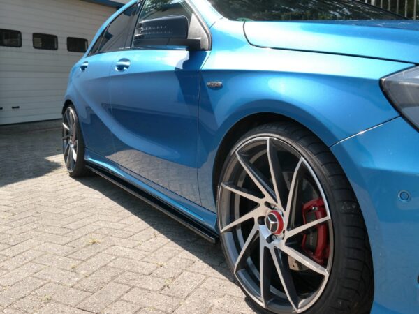 Pol po side skirts diffusers mercedes benz w176 amg line preface 7274 3