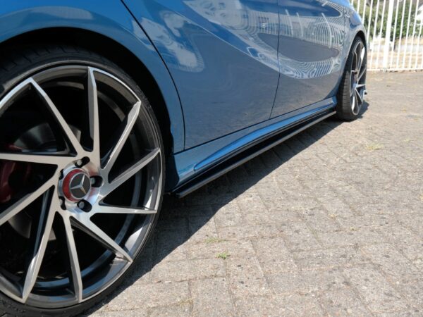 Alternative view of Maxton Design Gloss Black Side Skirts For Mercedes-Benz AMG W176 Pre LCI