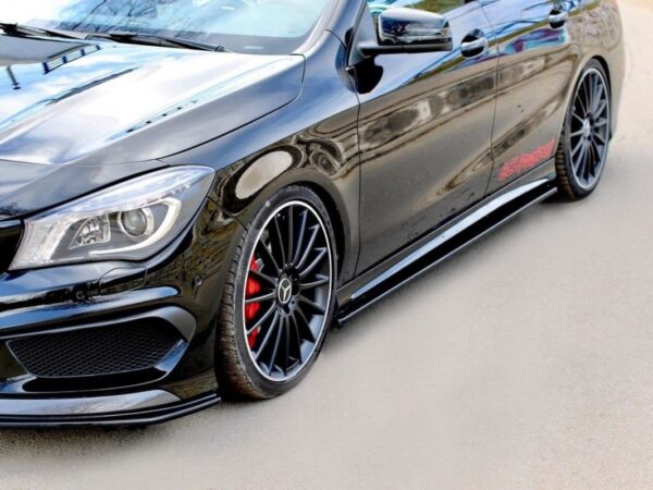 Alternative view of Maxton Design Gloss Black Side Skirts For Mercedes-Benz AMG A45 C117 W176 Pre LCI