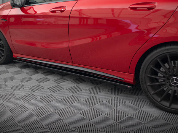 Pol po side skirts diffusers mercedes a w176 cla 117 amg cla 117 amg line facelift 5555 3