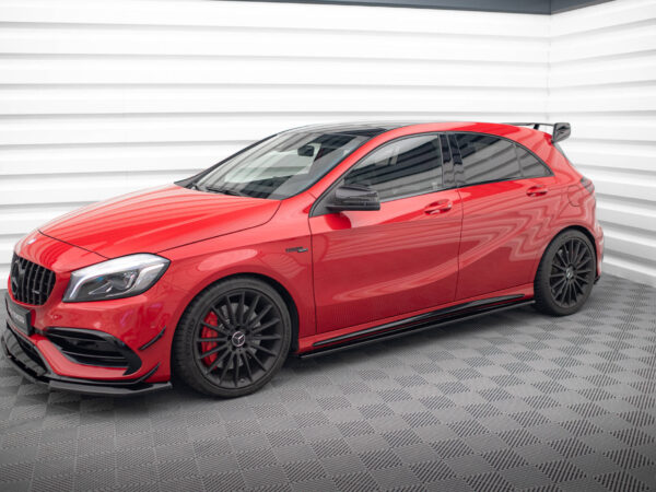 Pol po side skirts diffusers mercedes a w176 cla 117 amg cla 117 amg line facelift 5555 4
