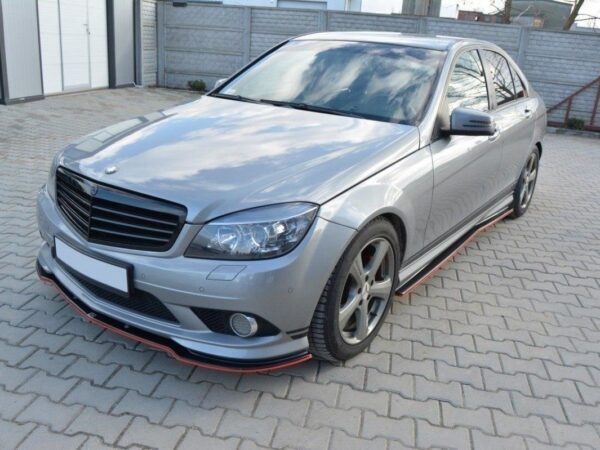 Pol po side skirts diffusers mercedes benz c sedan estate amg line w204 s204 199 4