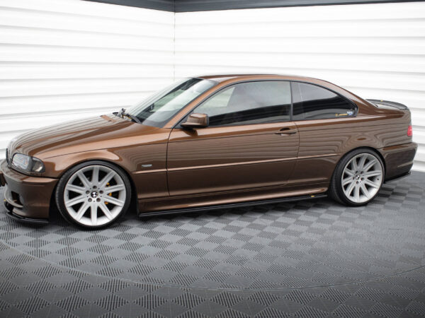 Alternative view of Maxton Design Gloss Black Side Skirts V.1 For BMW 3 Series E46 M Sport