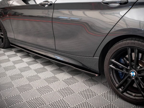 Alternative view of Maxton Design Gloss Black Side Skirts V.2 For BMW 1 Series F20 F21 M135i M140i M Sport