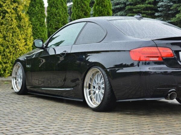 Alternative view of Maxton Design Gloss Black Side Skirts For BMW 3 Series E92 M Sport  LCI