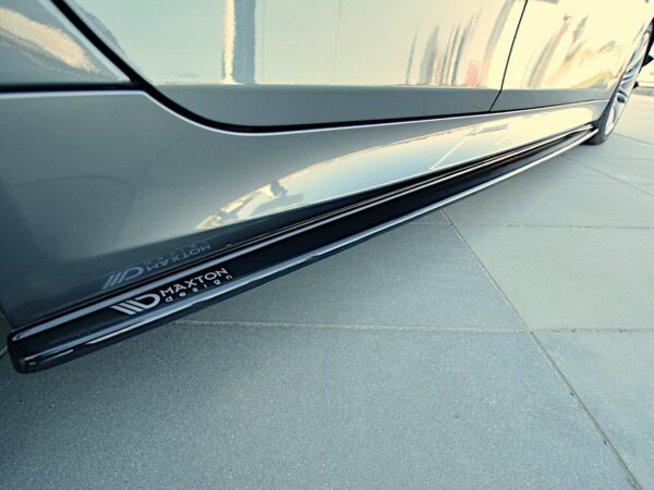 Alternative view of Maxton Design Gloss Black Side Skirts For BMW 5 Series E60 E61 M Sport