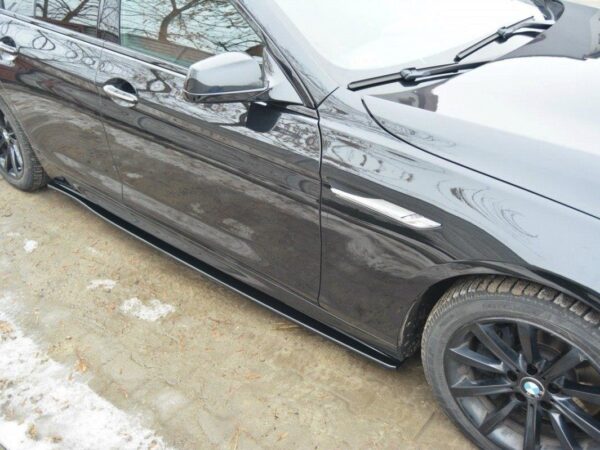Alternative view of Maxton Design Goss Black Side Skirts For BMW 6 Series Gran Coupe F06 M Sport